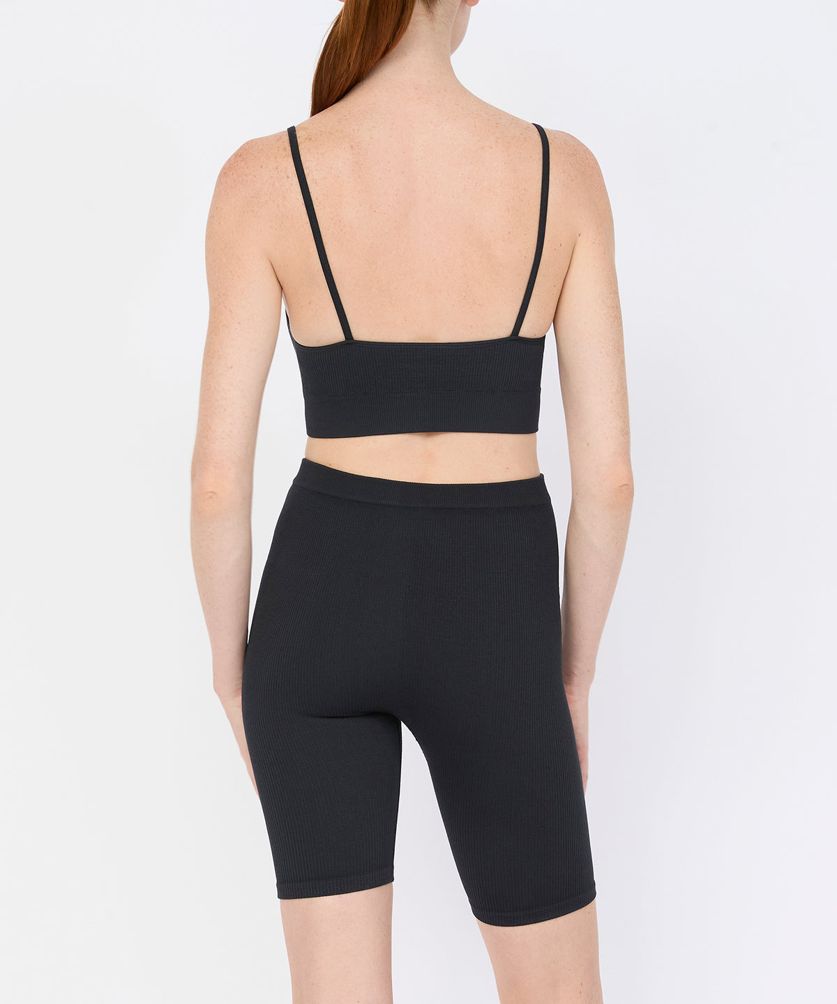 Bianca Rib Bralette - Black