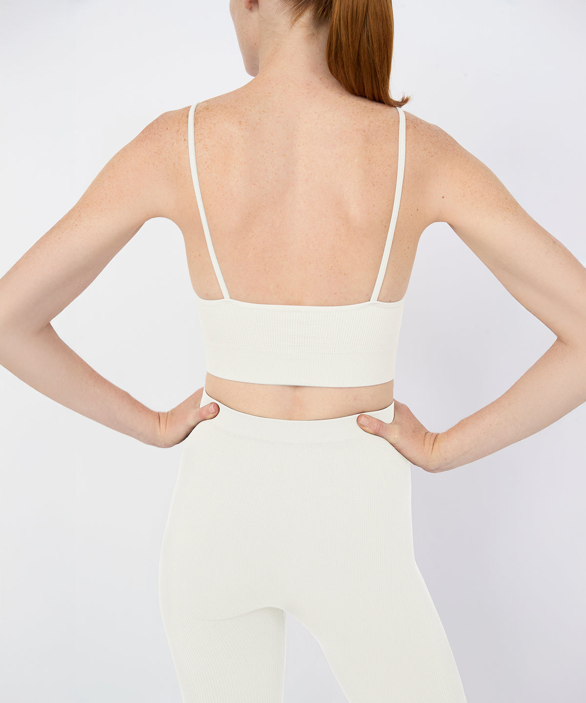 Bianca Rib Bralette - Pearl