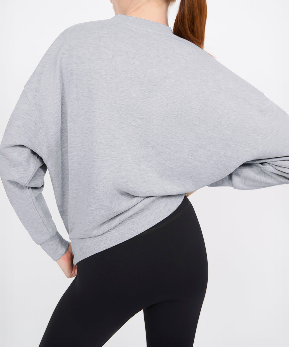 Parker Oversized Sweatshirt - Heather Grey