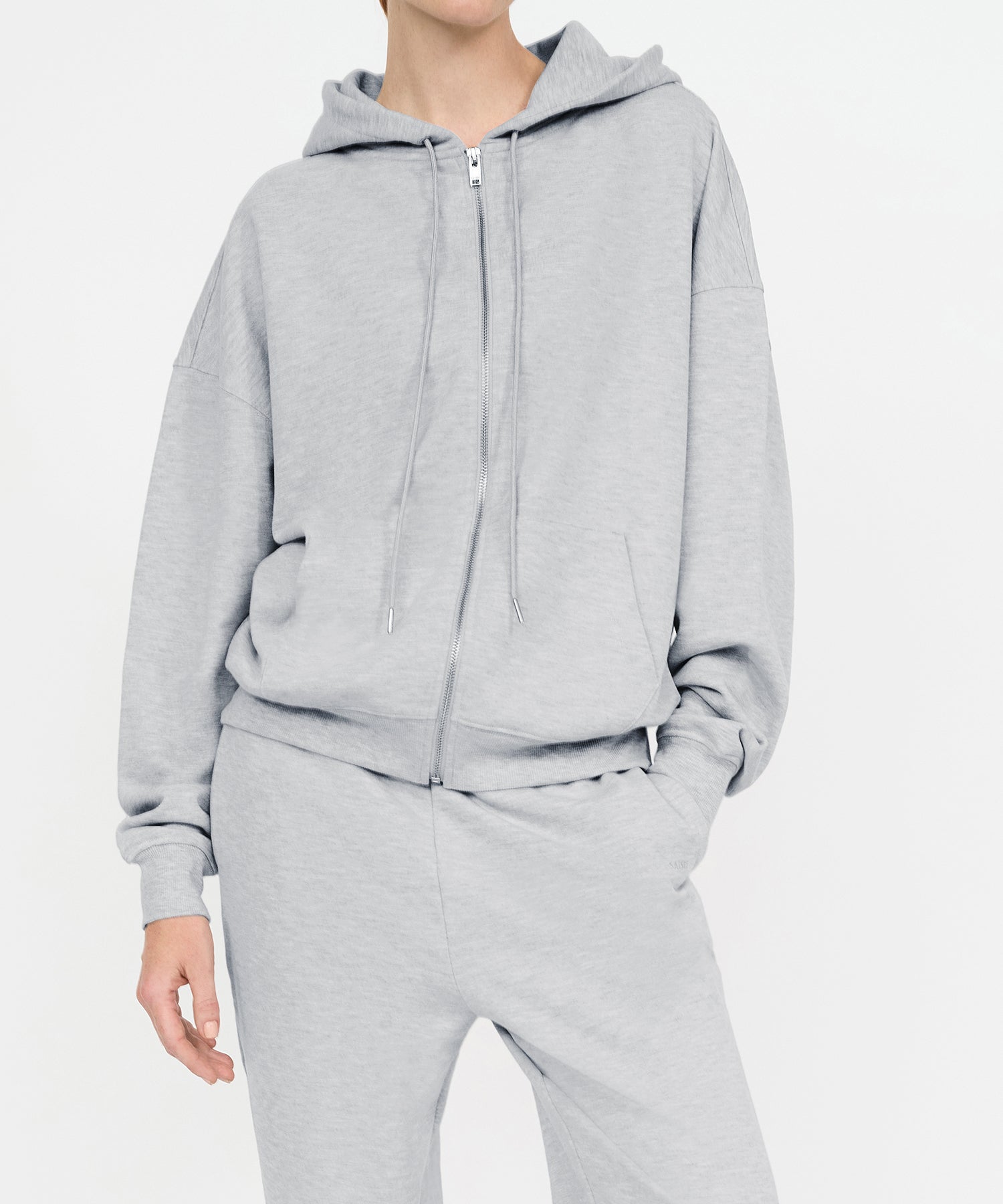 Stevie Oversized Hoodie - Heather Grey