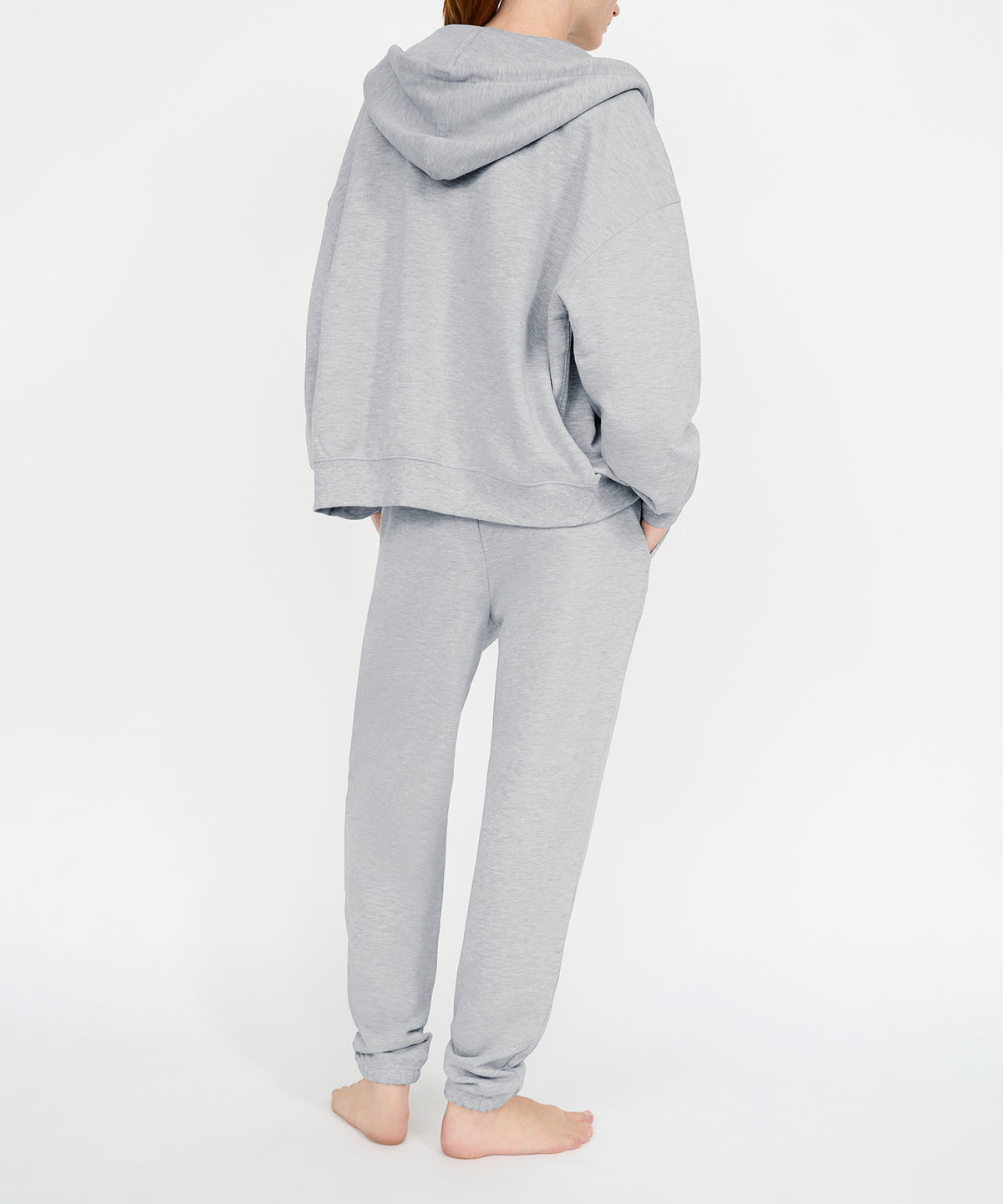 Stevie Oversized Hoodie - Heather Grey
