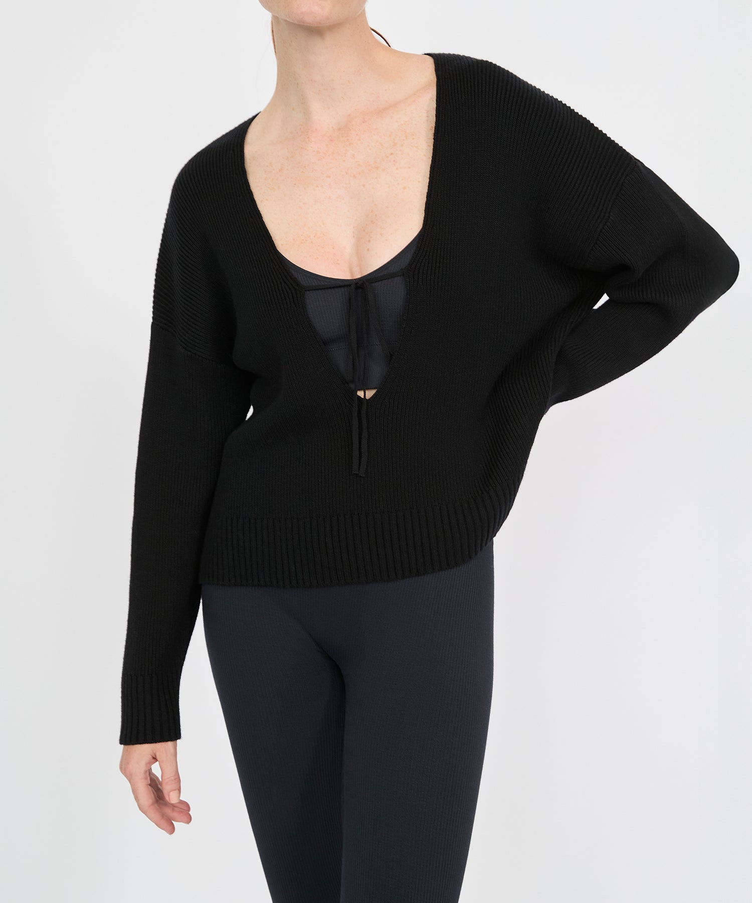 Isabella Knit Sweater - Black