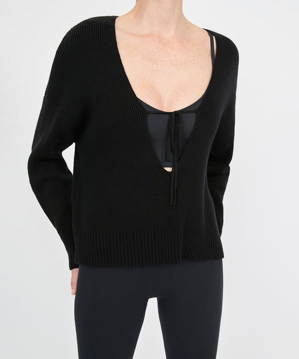Isabella Knit Sweater - Black