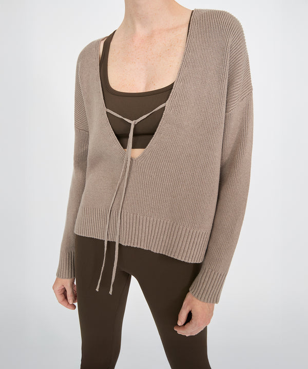 Isabella Knit Sweater - Latte