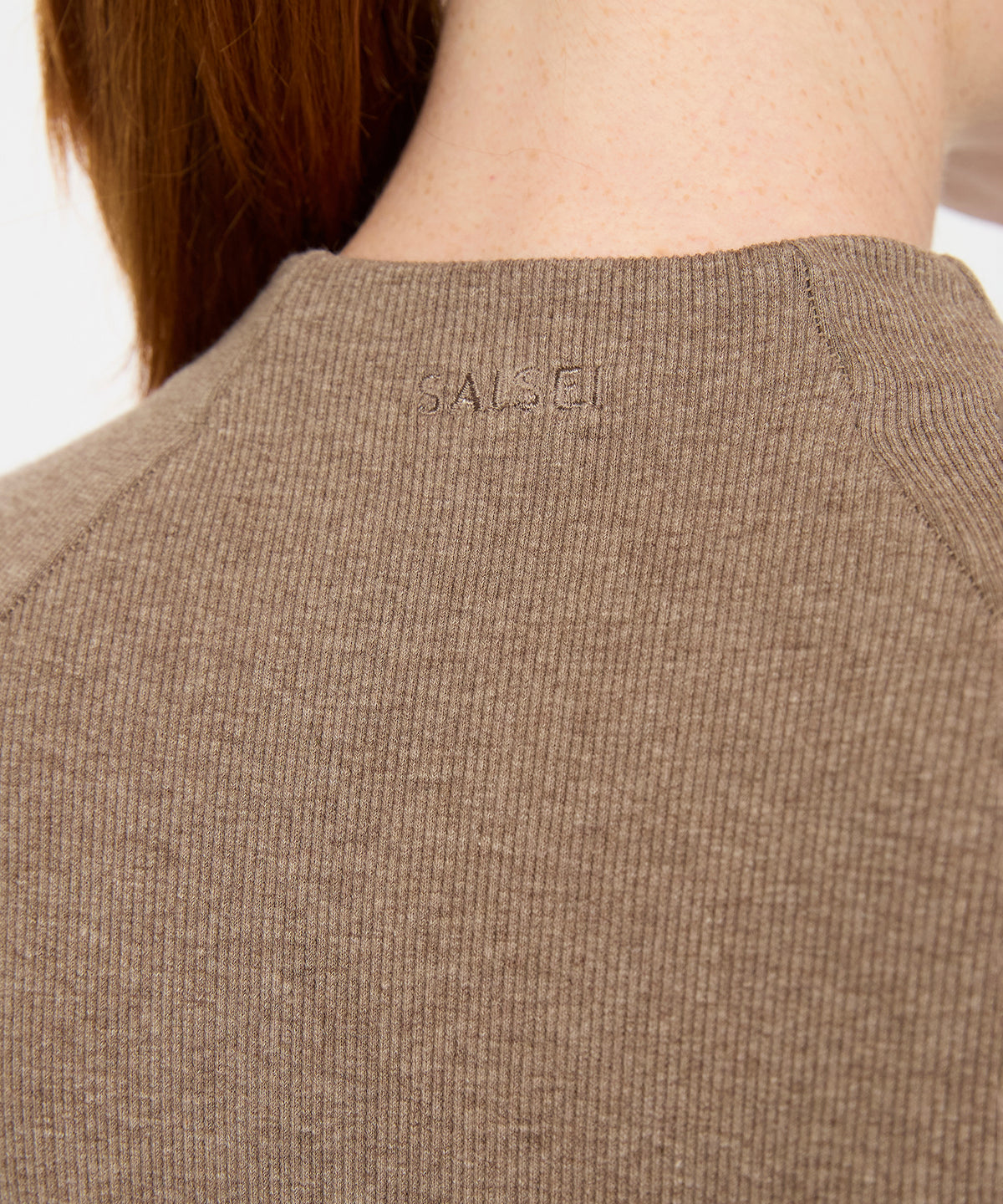 Juliette Seam Full Zip Jacket - Hazelnut Melange