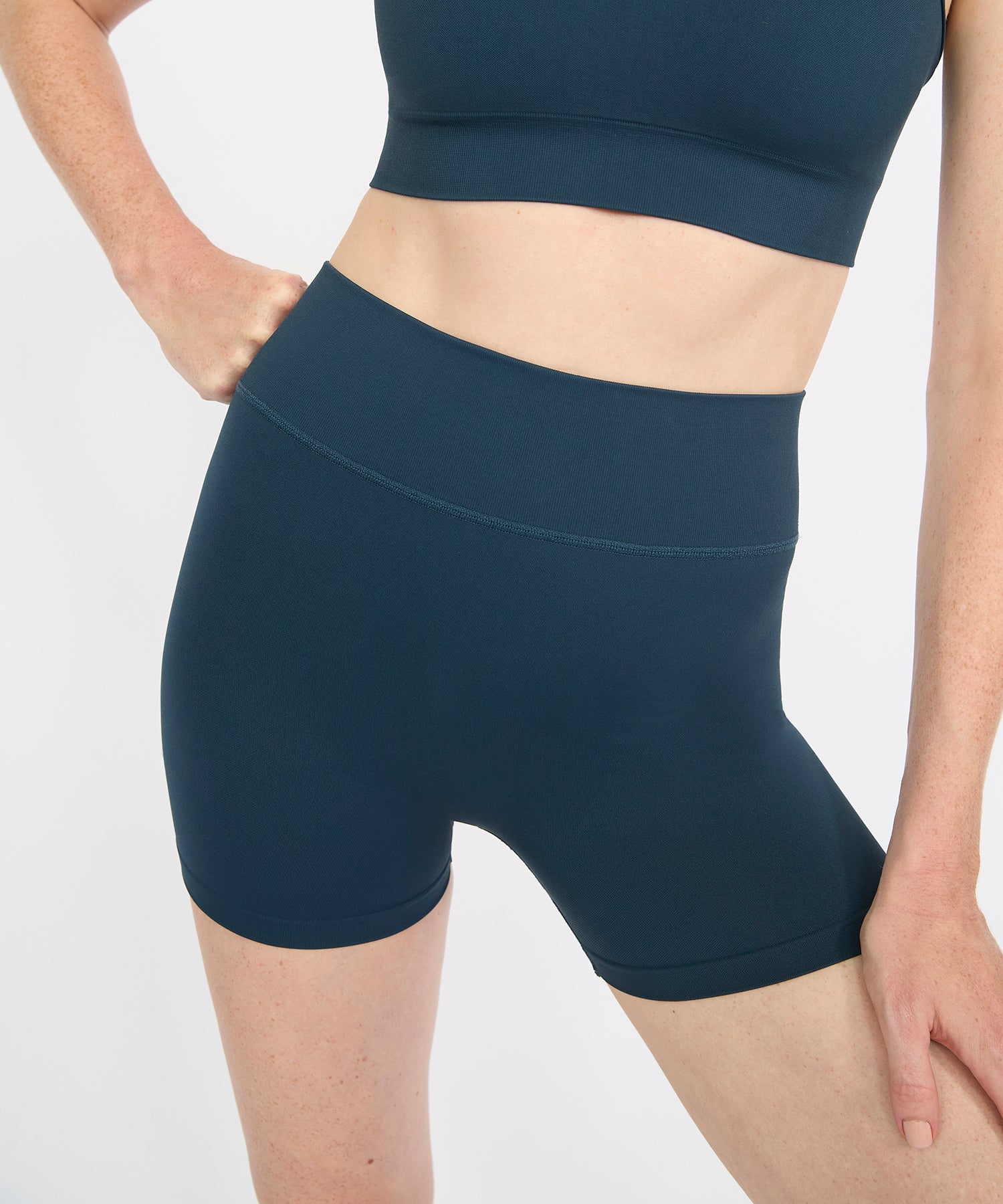 Mid Rise Movement 2" Short - Teal Blue