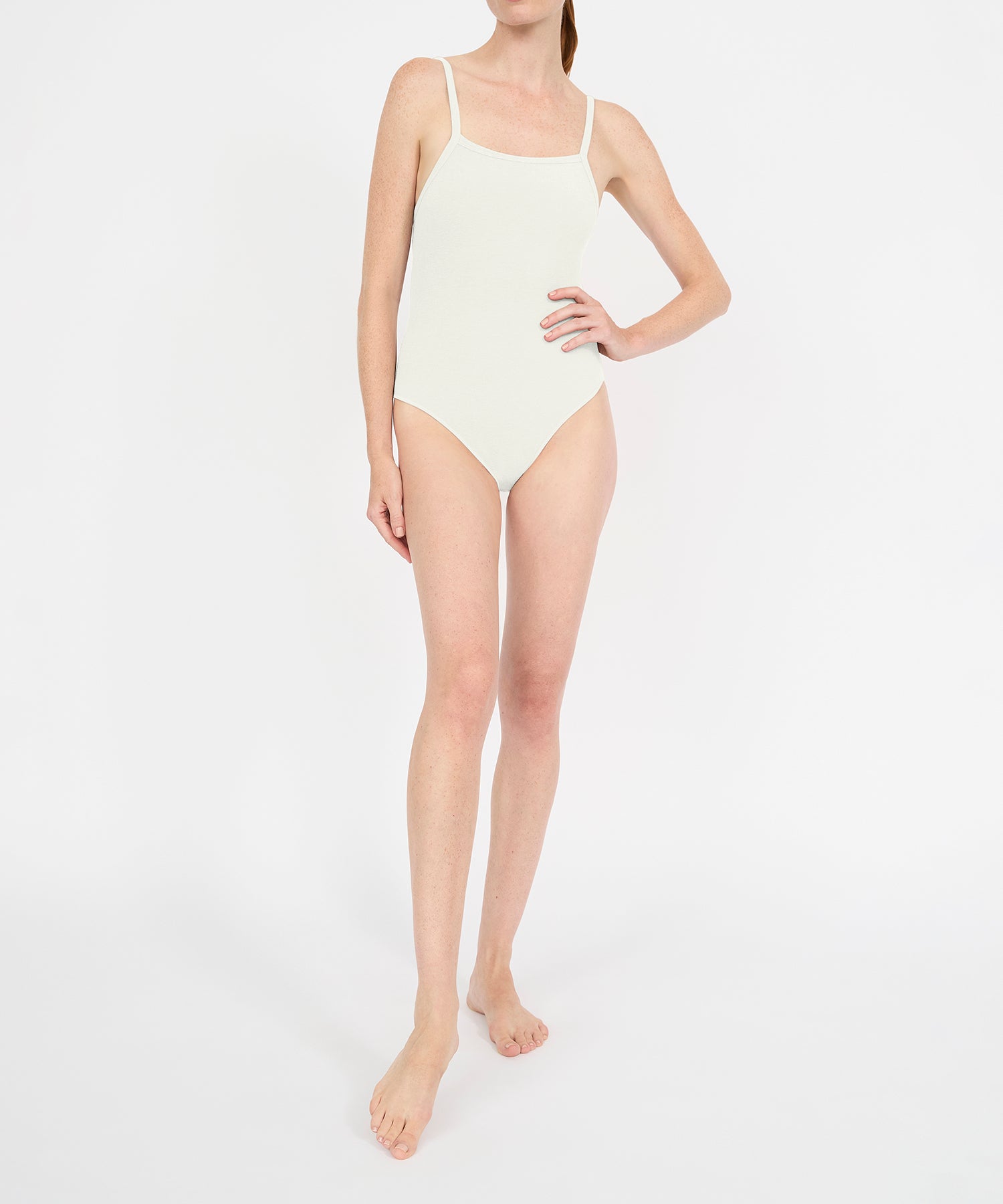 Anjelica Bodysuit - Pearl