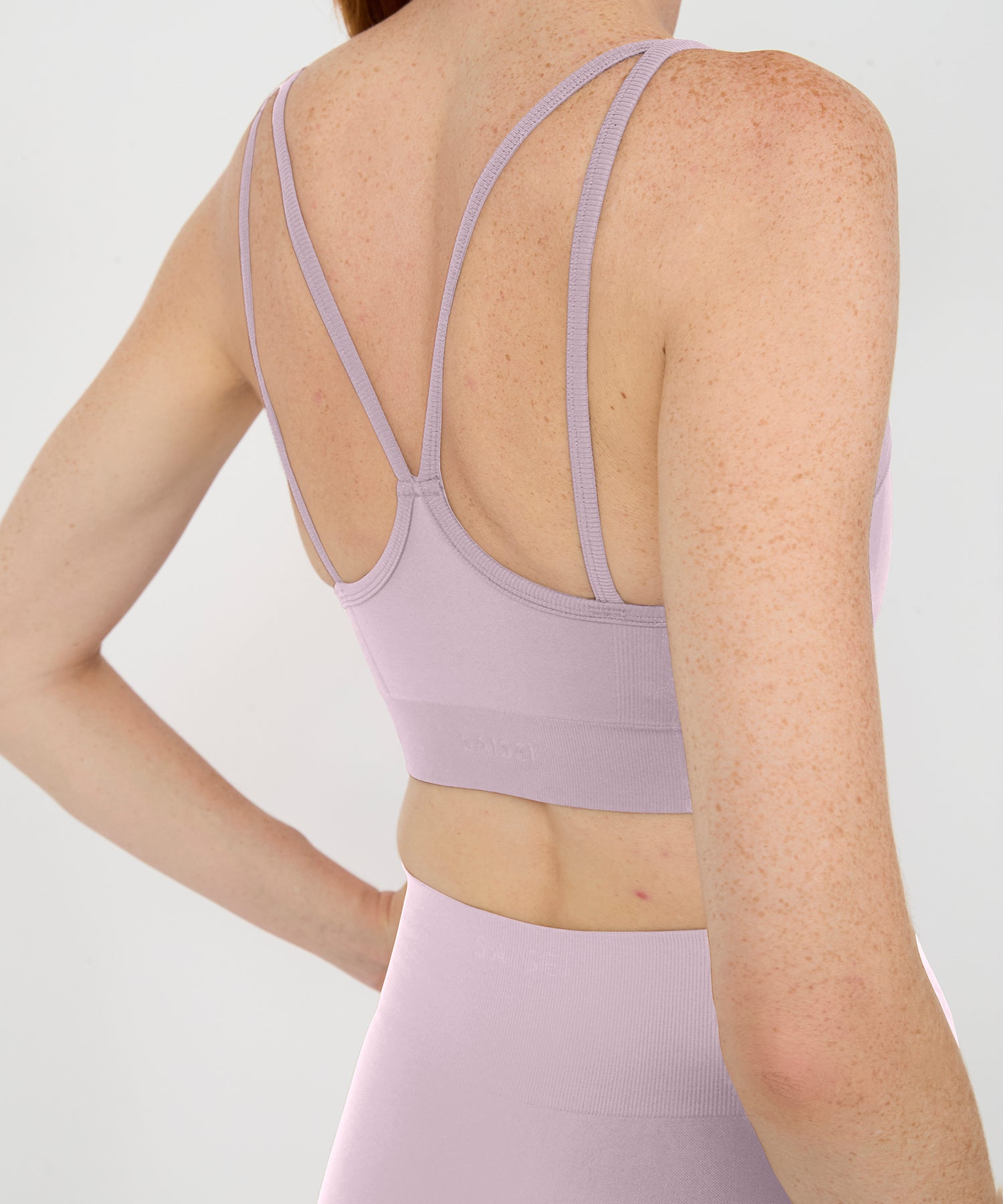 Form Movement V Neck Bra - Mauve