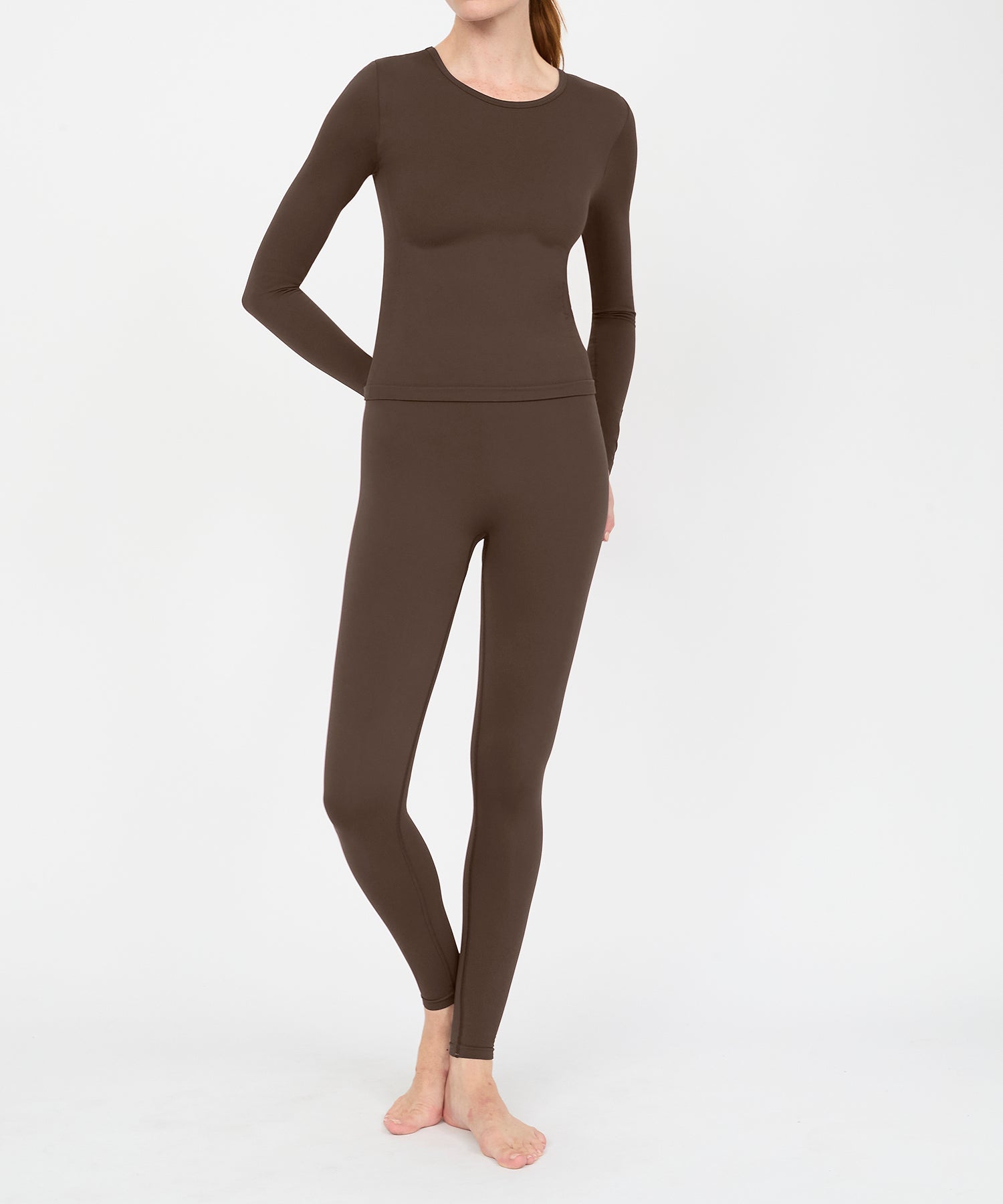 Form Performance Long Sleeve Tee - Acorn
