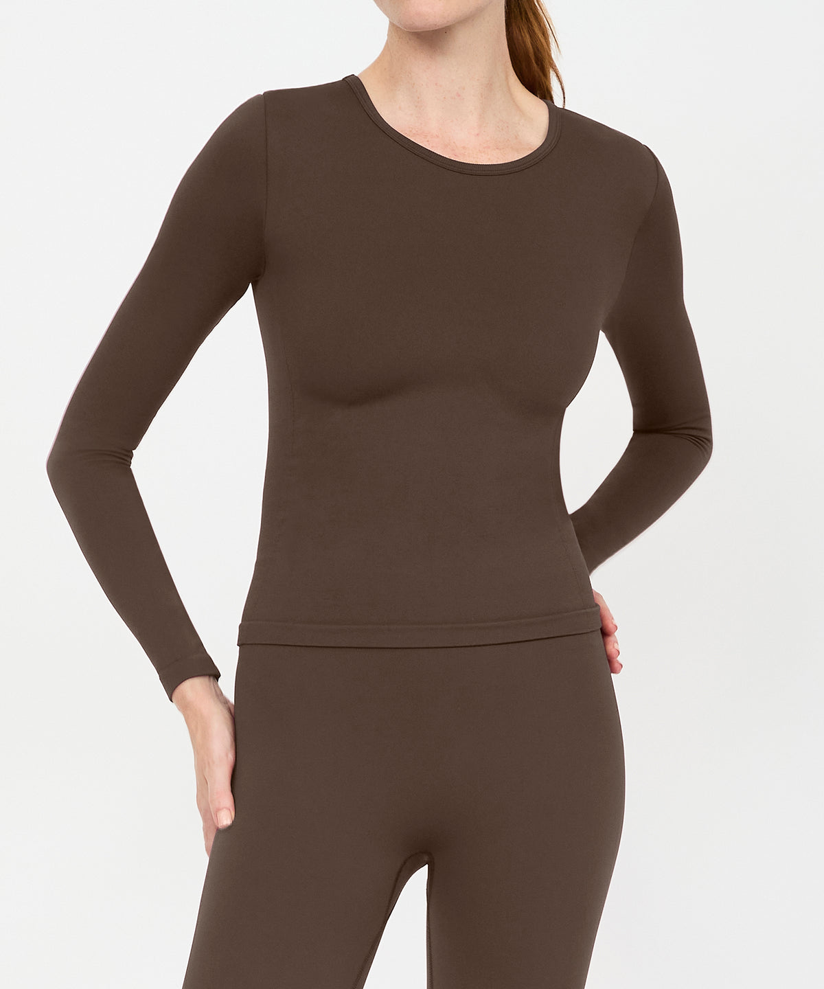 Form Performance Long Sleeve Tee - Acorn
