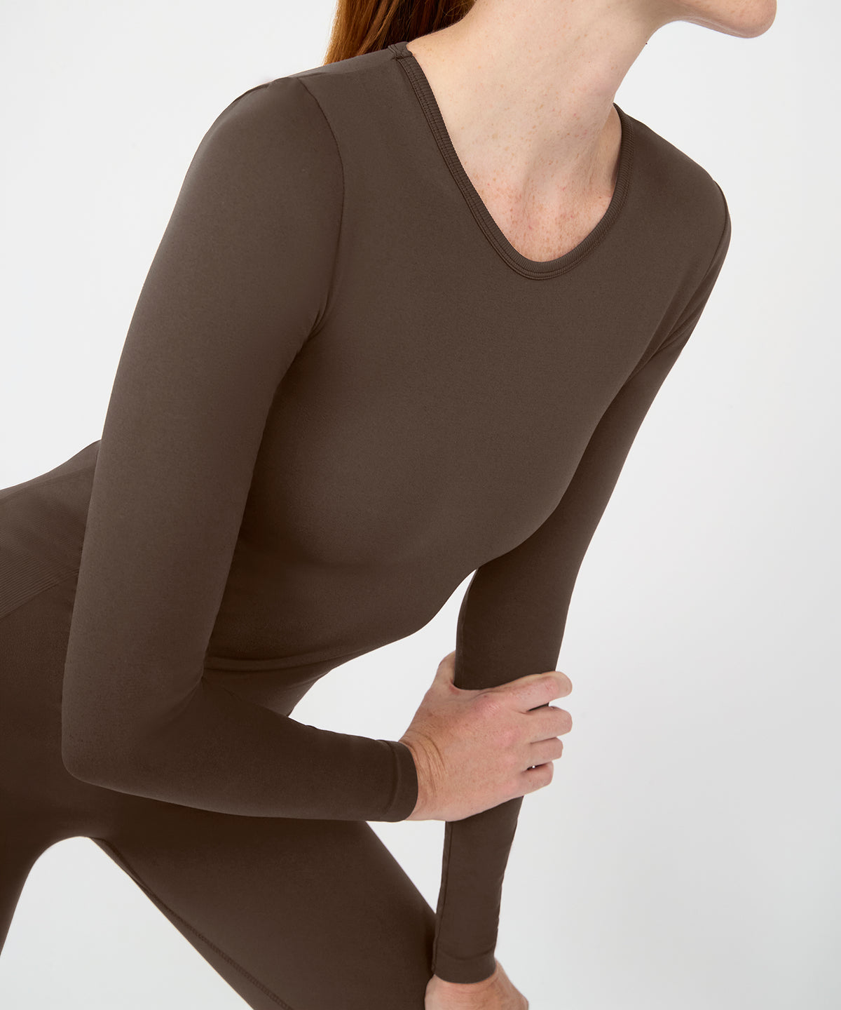 Form Performance Long Sleeve Tee - Acorn