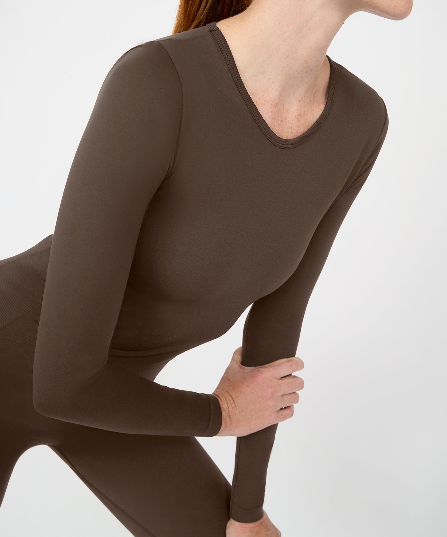 Form Performance Long Sleeve Tee - Acorn
