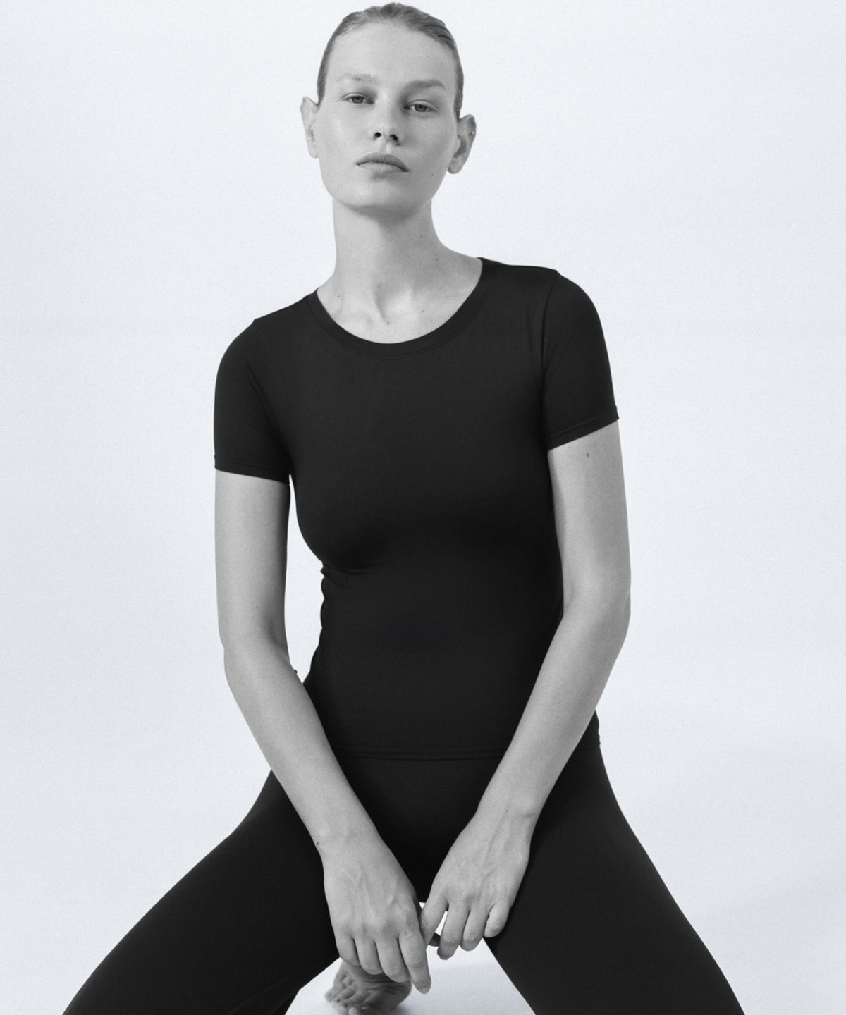 Crew Neck Tee - Black